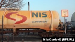Ilustrativna fotografija. Cisterna Naftne industrije Srbije u Beogradu, 9. februar 2018.