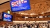 Delegati na 77. skupštini Svjetske zdravstvene organizacije na sastanku u Ženevi, Švajcarska, 27. mart 2024. 