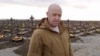 Yevgeny Prigozhin stands at a cemetery for fallen Wagner mercenaries in the settlement of Goryachiy Klyuch in the southern Russian Krasnodar region in early April.