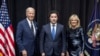 Premijer Crne Gore Dritan Abazović (u sredini) sa američkim predsjednikom Džoom Bajdenom i prvom damom Džil Bajden, septembar 2022.