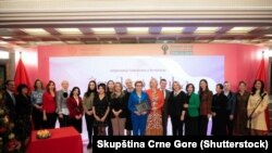 Potpisivanje sporazuma o formiranju Ženskog kluba 28. saziva Skupštine Crne Gore 20. decembra 2023.