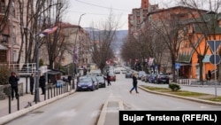 Građani na ulicama Severne Mitrovice, januar 2024.