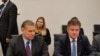 Specijalni predstavnik SAD za Zapadni Balkan Gabriel Escobar i specijalni predstavnik EU za dijalog Beograda i Prištine Miroslav Lajcak na razgovorima u Severnoj Mitrovici