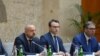Aleksandar Vučić najavio je za nedelju 25. juna sastanak sa liderima Srba sa severa Kosova. Na fotografiji Vučić na jednom od prethodnih sastanaka sa liderima Srba sa severa Kosova, avgust 2022.