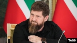 ჩეჩნეთის რესპუბლიკის მეთაური რამზან კადიროვი. გროზნო, 2022 წლის მარტი