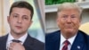 Комбіноване фото: Володимир Зеленський (ліворуч) і Дональд Трамп