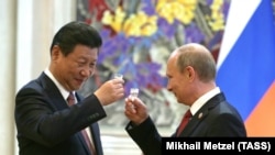 Susret Xija i Putina u Šangaju, maj 2014.