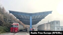 Granični prelaz Jarinje 30. decembra 2022.