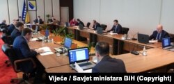 Vijeće ministara BiH na sjednici 18. marta 2022.