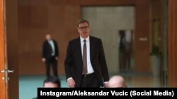 Predsednik Srbije Aleksandar Vučić sa predstavnicima kosovskih Srba 22. marta