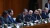 Sastanku sa predsednikom Srbije Aleksandrom Vučićem 22. marta prisustvovao je i potpredsednik Srpske liste Milan Radoičić (desno od Vučića na slici), koji je pod sankcijama Sjedinjenih Američkih Država zbog sumnji da je umešan u organizovani kriminal. 