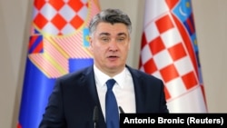 Predsjednik Hrvatske Zoran Milanović, 18.februar 2020. Reuters/Antonio Bronic