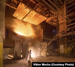 Radnik fabrike Azovstal.