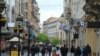 Centar Beograda, maj 2022. godine. Od početka ruske invazije na Ukrajinu, javni objekti u glavnom gradu Srbije, poput tržnih centara, studentskih domova i aerodroma, bili su meta lažnih dojava o postavljenim bombama. 