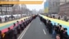 200-метрові прапори України та Литви розгорнули на Хрещатику