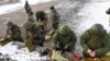Russian soldiers take part in an exercise. (file photo)