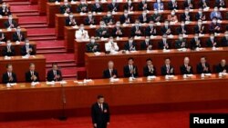 Kineski predsjednik Xi Jinping na ceremoniji otvaranja 20. Nacionalnog kongresa Komunističke partije Kine, 16. oktobar 2022. 