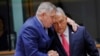 Премиерите на Словакия Роберт Фицо (вляво) и на Унгария Виктор Орбан (вдясно), 20 март 2025 г.