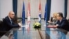 Sastanak hrvatskog ministra diplomatije Gordana Grlića Radmana (levo) i njegovog srpskog kolege Ivice Dačića u Subotici, 28. januar 2023.