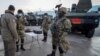 Bosnia and Herzegovina -- Motorised platoon from Romania, comprising a part of EUFOR Althea forces in Bosnia and Herzegovina, January 26, 2022