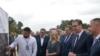 Predsednik Srbije na obeležavanju početka izgradnje deonice autoputa od Beljine do Rače na severoistoku Bosne i Hercegovine, 15. septembar 2022.