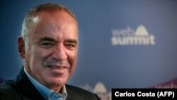 Former chess world champion Garry Kasparov said its was necessary to show the Russian public that Russian President Vladimir Putin was losing the war in Ukraine, most likely by retaking control of the Ukrainian region of Crimea from Moscow.