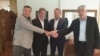 Milorad Dodik, Lars G. Wigemark, Bakir Izetbegović i Dragan Čović