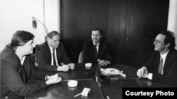 Goran Milić, Kemal Kurspahić, Milenko Voćkić i Nenad Pejić, Sarajevo,1992.