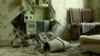 A residential building in Dobropillya after a Russian missile attack.