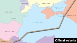 Mapa Turskog toka
