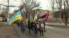 Прощання з убитим проукраїнським активістом Артемом Мирошниченком у Бахмуті – відео