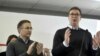 Nebojša Stefanović, bivši ministar unutrašnjih poslova, a sada ministar odbrane, i predsednik Srbije Aleksandar Vučić, mart 2018.
