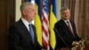 Міністр оборони США Джим Маттіс та президент України Петро Порошенко під час прес-конференції у Києві. 24 серпня 2017 року