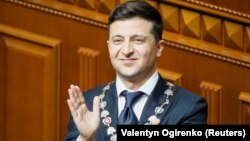Վլադիմիր Զելենսկին ստանձնում է Ուկրաինայի նախագահի պաշտոնը, Կիև, 20-ը մարտի, 2019թ.