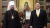 Державний секретар США Майк Помпео і глава Православної церкви України Епіфаній. Київ, 31 січня 2020 року