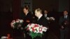 Н. Патрушев и В. Путин на похоронах коллеги Г. Угрюмова в 2001 году