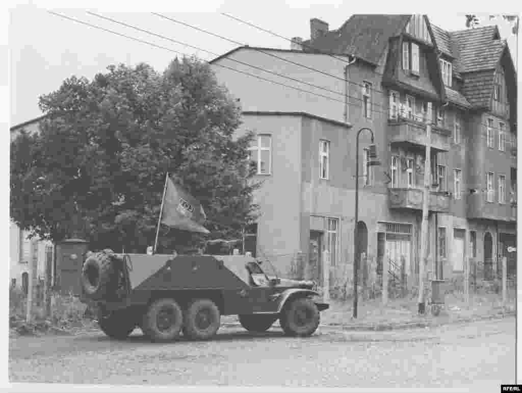 Dnevne patrole uzduž zida, avgust 1961. 