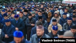 Участники митинга в Магасе, 5 октября 2018 года 