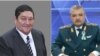 Председатель Службы национальной безопасности Рустам Иноятов (слева) и министр внутренних дел Узбекистана Абдусалом Азизов. 