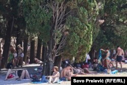 Plaža Miločer, Budva 12 avgusta 2021.