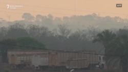 Amazonska prašuma u Brazilu gori, gradovi u dimu
