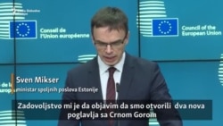 Crna Gora otvorila još dva poglavlja sa EU