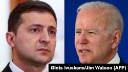 ԱՄՆ նախագահ Ջո Բայդեն, Ուկրաինայի նախագահ Վլադիմիր Զելենսկի, արխիվ
