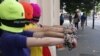 Акция в Лондоне в поддержку Pussy Riot
