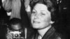 Светлана Аллилуева на пресс-конференции в Нью-Йорке, 1967 год
