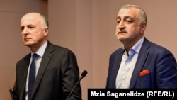 "ლელოს" ლიდერები მამუკა ხაზარაძე (მარჯვნივ) და ბადრი ჯაფარიძე
