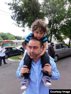 Михайло Калузький з сином