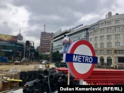 Radovi u centru Beograda