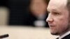 Norway -- Defendant Anders Behring Breivik answers questions at the start of the third day of proceedings in the courthouse in Oslo, 18Apr2012