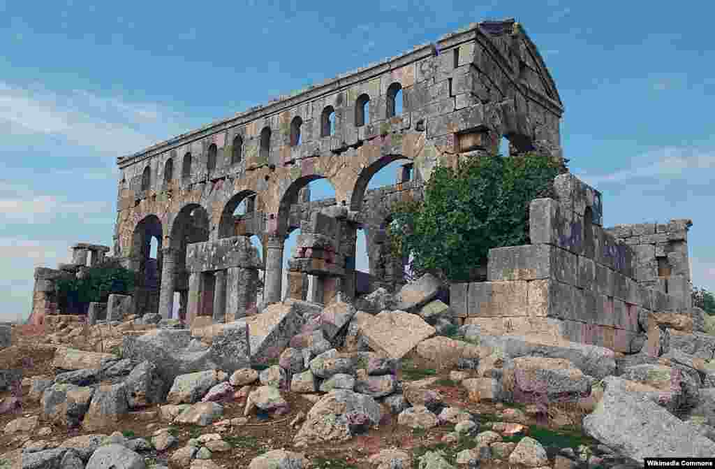 Bazilika Kharab Shams na sjeverozapadu Sirije, 2009.